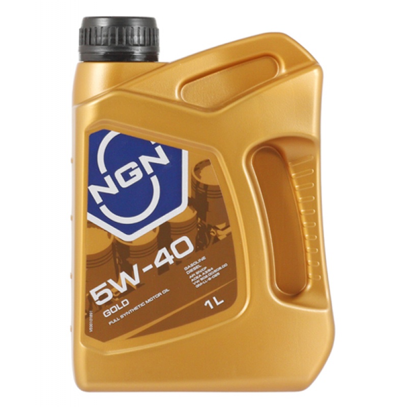 NGN GOLD 5W-40SN/CF 1л (синт. мотор. масло)