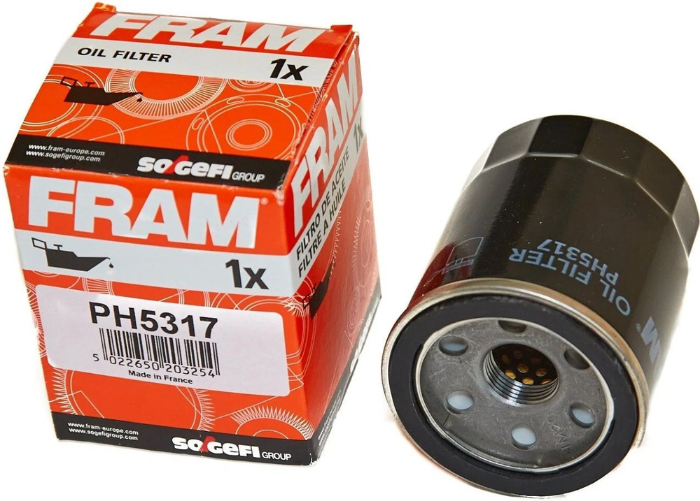 Fram PH5317 cross SCT-SM104 (W610/3) Масляный фильтр