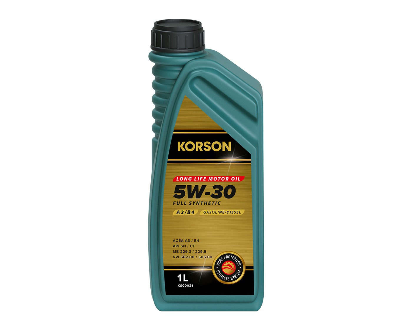 KORSON FULL SYNTHETIC 5W⁠-⁠30 A3/B4 1л (синт. мотор. масло.)