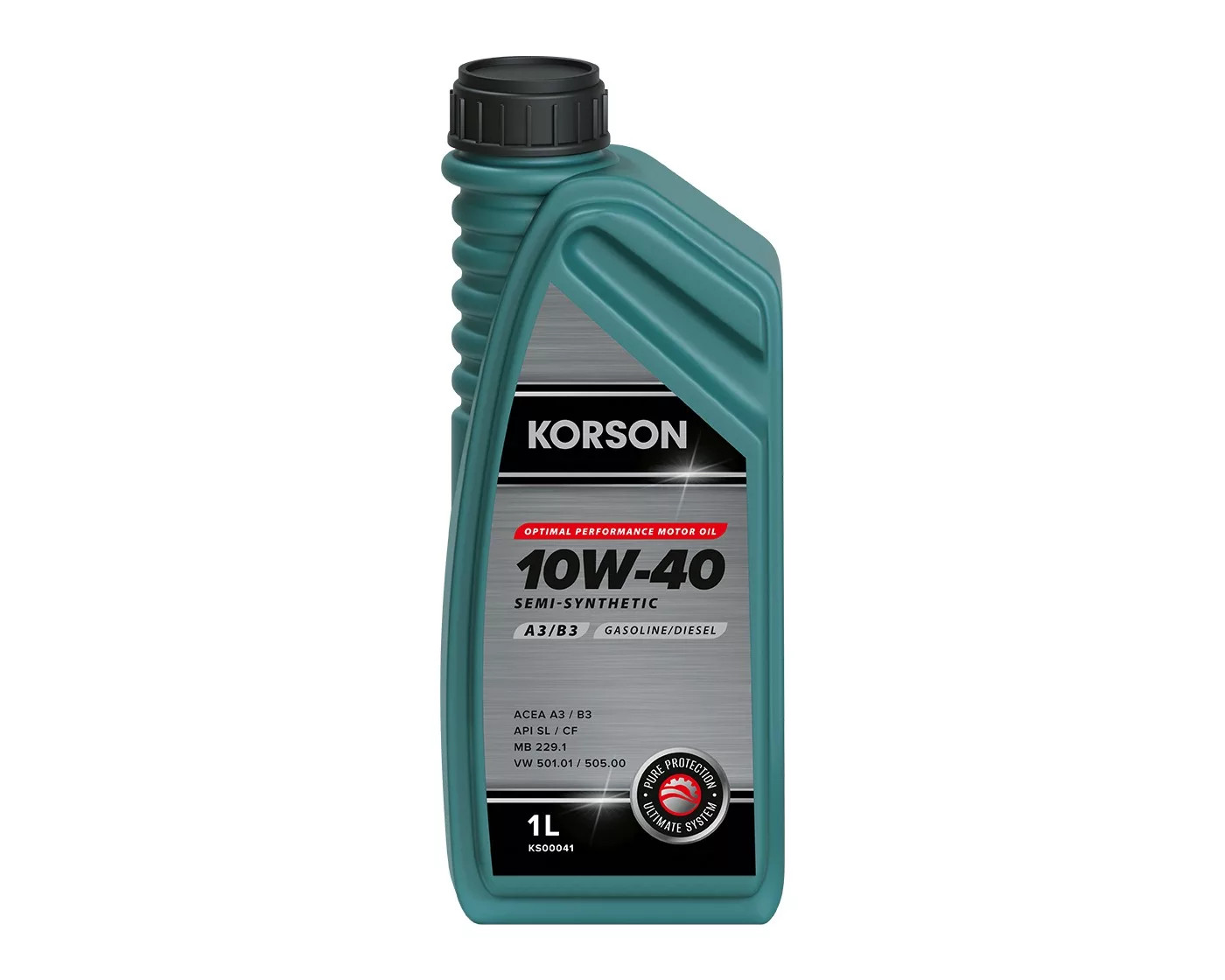 KORSON SEMI-SYNTHETIC 10W-40 SEMI-SYNTHETIC A3/B4 1л (полусинт. мотор. масло)