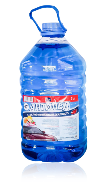 Жидкость стеклоомывателя зимняя! Антилед -17 5L -17°С