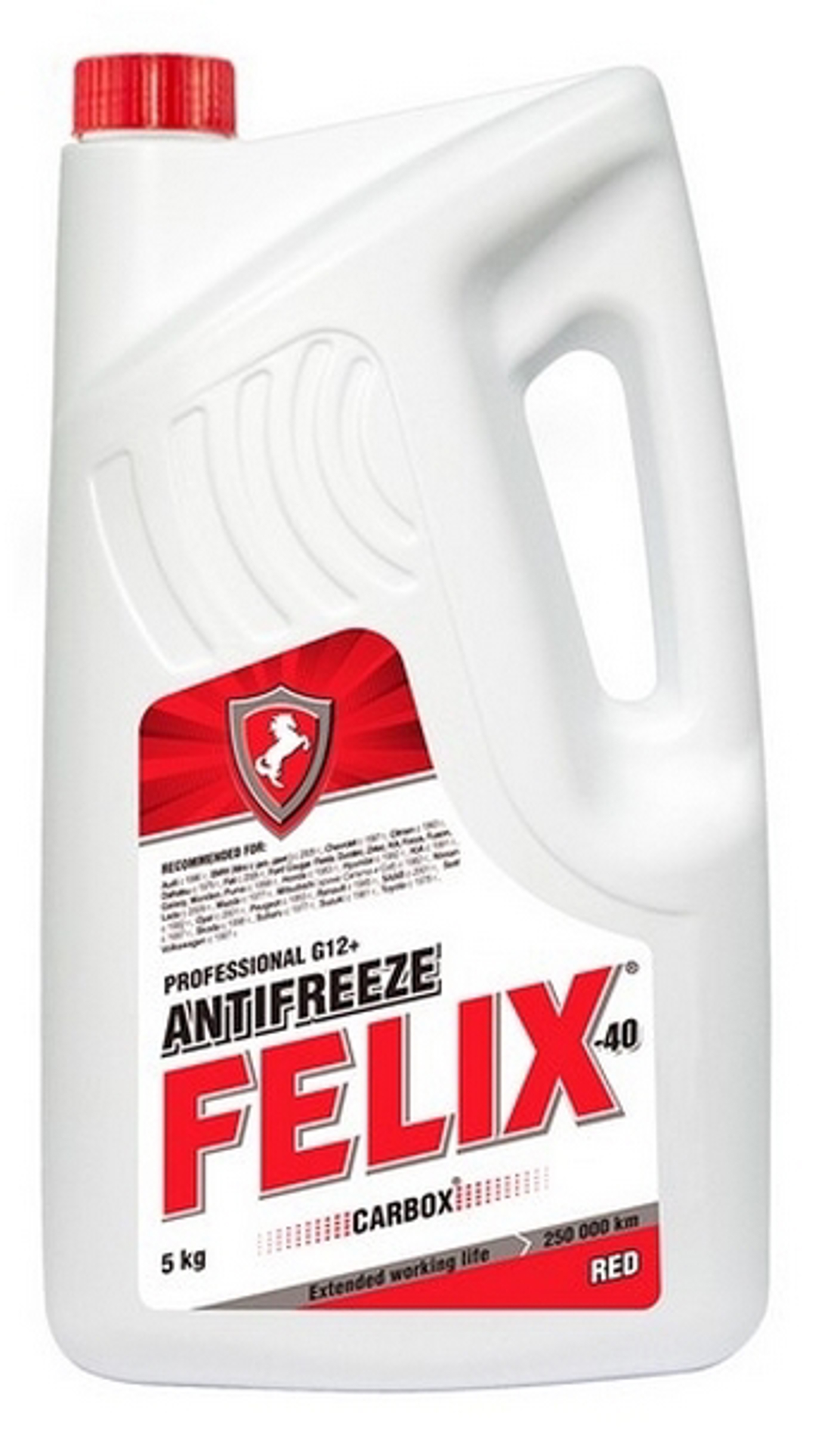 Антифриз FELIX Carbox G12+, красный 5кг