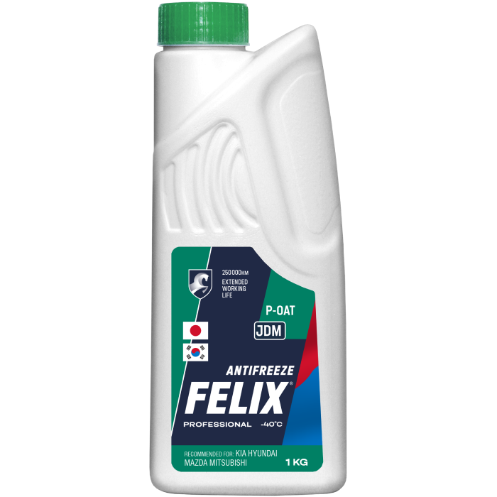 Антифриз FELIX JDM G12++, зеленый 1кг