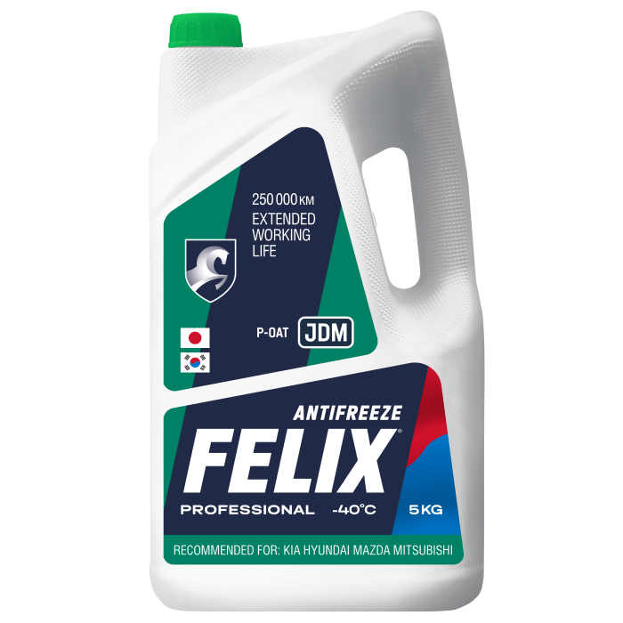 Антифриз FELIX JDM G12++, зеленый 5кг